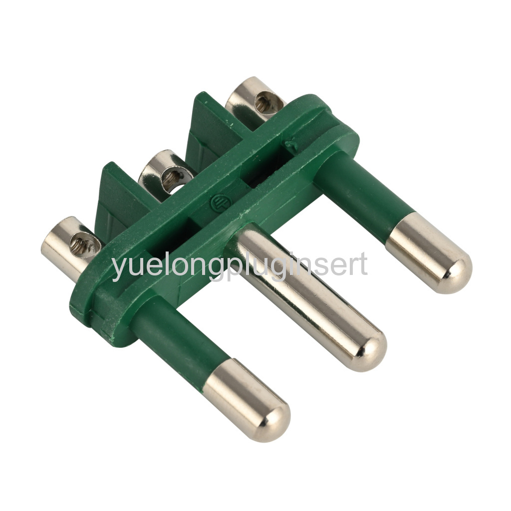 3Pin Imq Approved Green Italy Plug