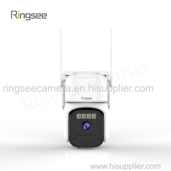 Ringsee Security Cameras Wireless Outdoor: Cameras for Home Security WiFi Camera with Solar Panel Battery Powered