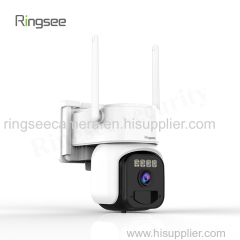Ringsee Security Cameras Wireless Outdoor: Cameras for Home Security WiFi Camera with Solar Panel Battery Powered