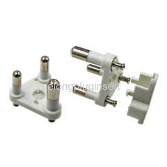 South Africa Plug 3Pins Solid SABS Plug Insert