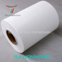Corn fiber polylactic spunbond Nonwoven roll factory Medical Clothing Material biodegradable PLA non-woven fabrics