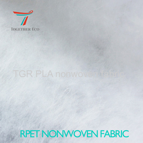 Degradable recycled Polyester spunbonded Non-woven Fabric Non Woven Bag Materials tela RPET Nonwoven Fabric Price per KG