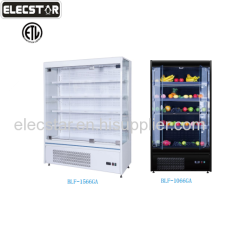 open air showcase supermarket display cooler