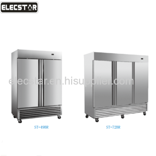 commercial reach in stainless steel kitchen refrigerator