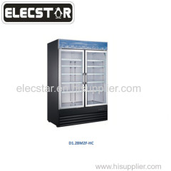 double door upright freezer
