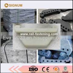 Railway PA66 insulators for P2 concrete sleeper fastening