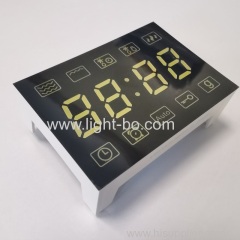 Ultra Bright White Microwave 7 Segment LED Display 4 Digit Common Cathode