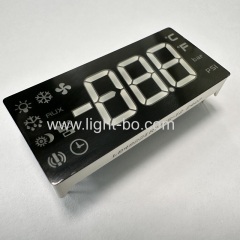 Customized Red/Green/Yellow 7-Segment LED Display 3 Digit 13.8mm for Refrigeration