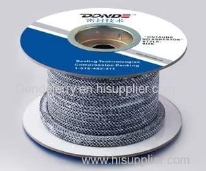 carbonized fiber braided packing