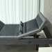 Massage adjustable bed with headtilt Lumbar support USB charging led lighting
