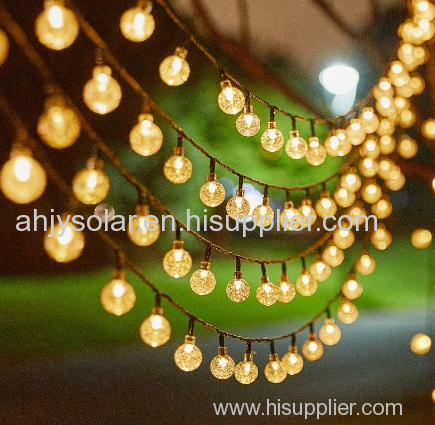 LED Solar Bubble Ball Light String