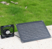 Outdoor Portable Cooling Pet House Solar Fan