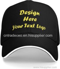Custom Baseball Cap Design Your Own Hats Custom Hats Logo Personalized Baseball Cap