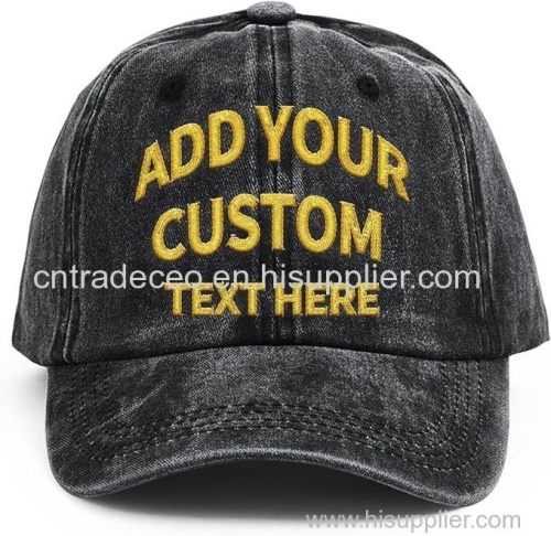 Personalized Embroidered Baseball Cap Custom Hat Personalized Hats