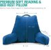 Konfurt Reading Pillow Velour Cover with Zipper for Backrest for Children