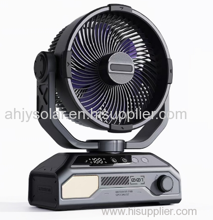 led solar portable fan