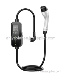 Home charging post with car charger