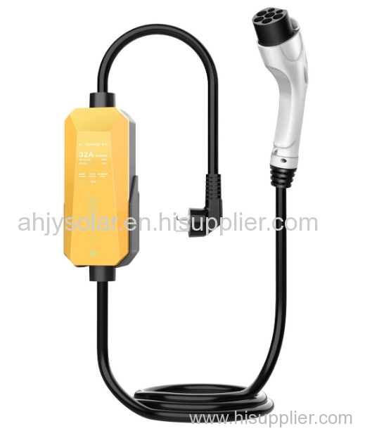 Home charging post with car charger