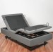 Konfurt Hi-low adjustable bed hi lo hospital bed german okin motor with massage function with castors