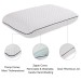Konfurt Custom Shaped Cervical Orthopedic Smart Green Gel Cool Memory Foam Sleeping Neck Bed Memory Foam Pillow