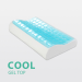 Konfurt Gel Infused Memory Foam Pillow Contour Pillow for hot sleeper