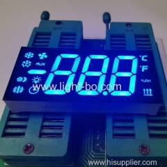 3 Digit 7 Segment LED Display Ultra Blue