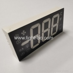 3 Digit 7 Segment LED Display Ultra Blue Common Anode for Refrigerator Controller