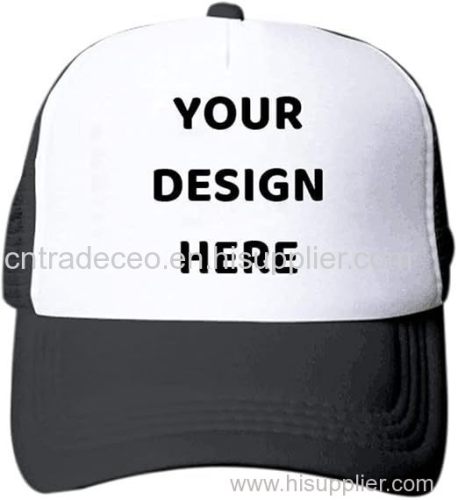 Customized Personalized Design Your Logo Unisex Trucker Hat Custom Mesh Baseball Cap