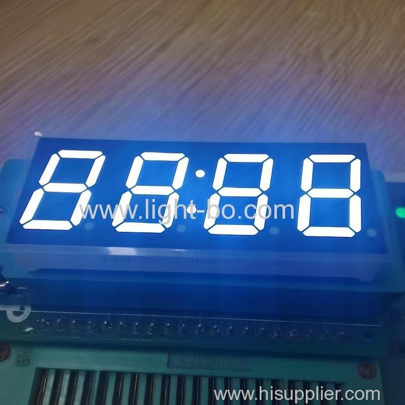 Display a LED a 7 segmenti, 4 cifre, 14,2 mm, ultra bianco, con catodo comune per timer digitale