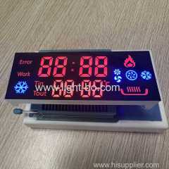 Customized Ultra Red/Blue 7 Segment LED Display