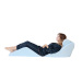 Konfurt Wedge Pillow Memory Foam Pillow Backrest Lumbar Support for Pregancy Using