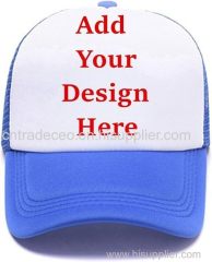 Personalized Snapback Trucker Hats Custom Unisex Mesh Outdoors Baseball Caps