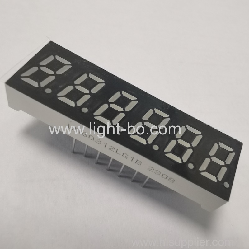 küçük boy 6 haneli 7 segment led ekran ortak anot yeşil frekans dönüştürücü için