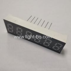 Small Size 6 Digit 7 Segment LED Display Common Anode Green for Frequency Converter