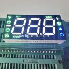 Ultra bright White/Blue/Pure Green 7 Segment LED Display Triple Digit 12.7mm com cathode for Temperature Controller
