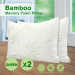 Bamboo pillow shredded memory foam pillow