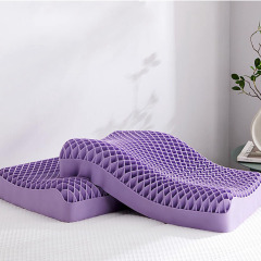 high quality food grade washable Super Durable Breath customized size Sleeping Black TPE Pillow