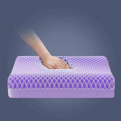 high quality food grade washable Super Durable Breath customized size Sleeping Black TPE Pillow