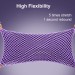 high quality food grade washable Super Durable Breath customized size Sleeping Black TPE Pillow