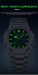 waterproof saphire glass watch