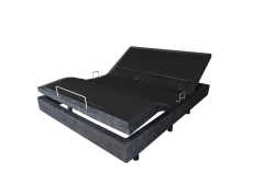 Konfurt Electric Okin Adjustable Bed with 4 German Okin Motors Head tilt Lumbar Support