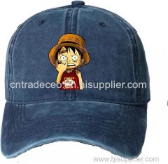 Anime Men Sports Baseball Cap One Piece Luffy Hat Snapback Hat
