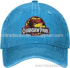 Chainsaw Anime Man Baseball Cap Men Women Washed Cotton Baseball Cap Vintage