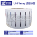 RFID Tag UHF GEN2 900MHZ ISO 18000-6C Waterproof RFID Sticker for Logistics Asset Tracking Factory Price