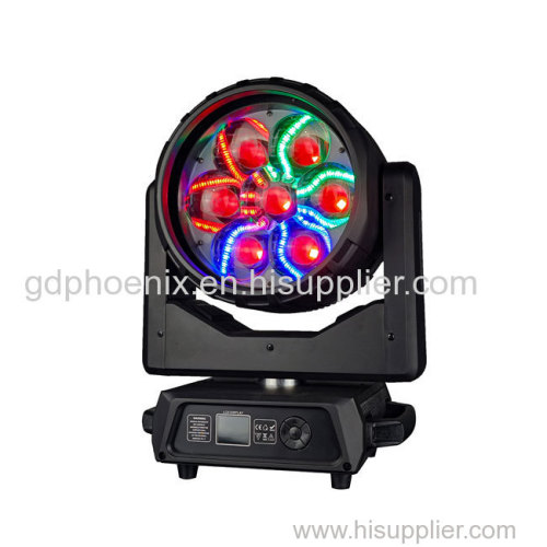 7x60W 4in1 LED Moving Head Light with Auxiliary Light