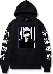 Satoru Gojo Itadori Yuji Nobara Unisex Tops Harajuku Anime Unisex Hoodie Pullovers