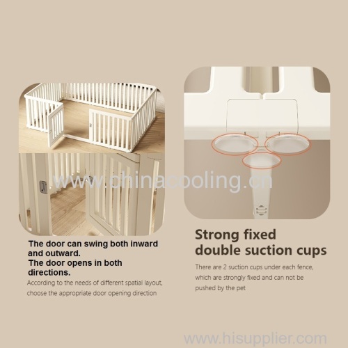 Durable Plastic Dog Playpen Pet Pen for Puppies Cats Rabbits Ferrets Easy to Assemble and clean stylish design