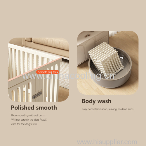 Durable Plastic Dog Playpen Pet Pen for Puppies Cats Rabbits Ferrets Easy to Assemble and clean stylish design