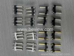 Brazil type plug inserts with 4.8mm hollow pins