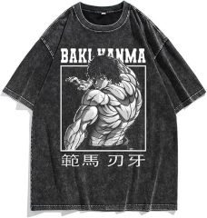 Men's 90s Vintage Anime Graphic Shirts Summer Casual Hip Hop Tee Streetwear Harajuku Top Tshirt Y2K Tops